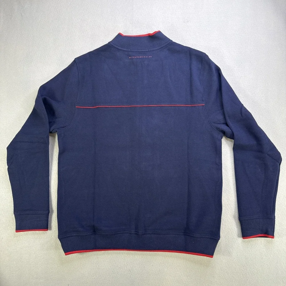 Extracurricular‎ Full Zip Jacket Men's Med Maritime Blue NWT Golf Tennis Comfort